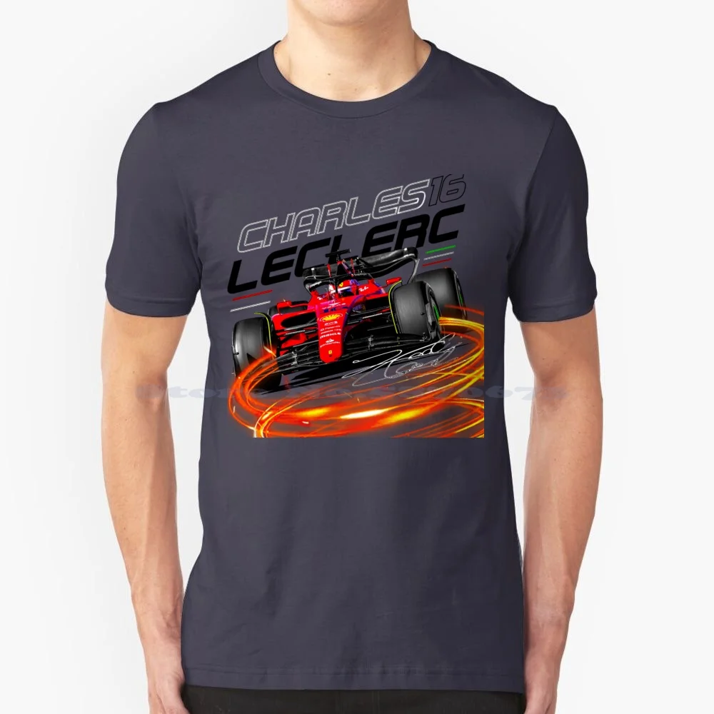 Charles Leclerc 8 T Shirt 100% Cotone Tee Charles Leclerc Charles Leclerc Win Charles Leclerc 16 Charles Leclerc Charles