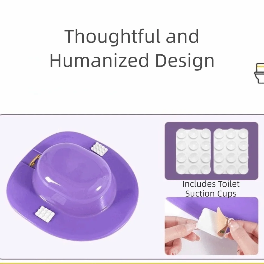 Portable Pet Toilet Trainer Washable Non-slip Cat Toilet Training Removable Weight-supporting Cat Urinal Potty Travel