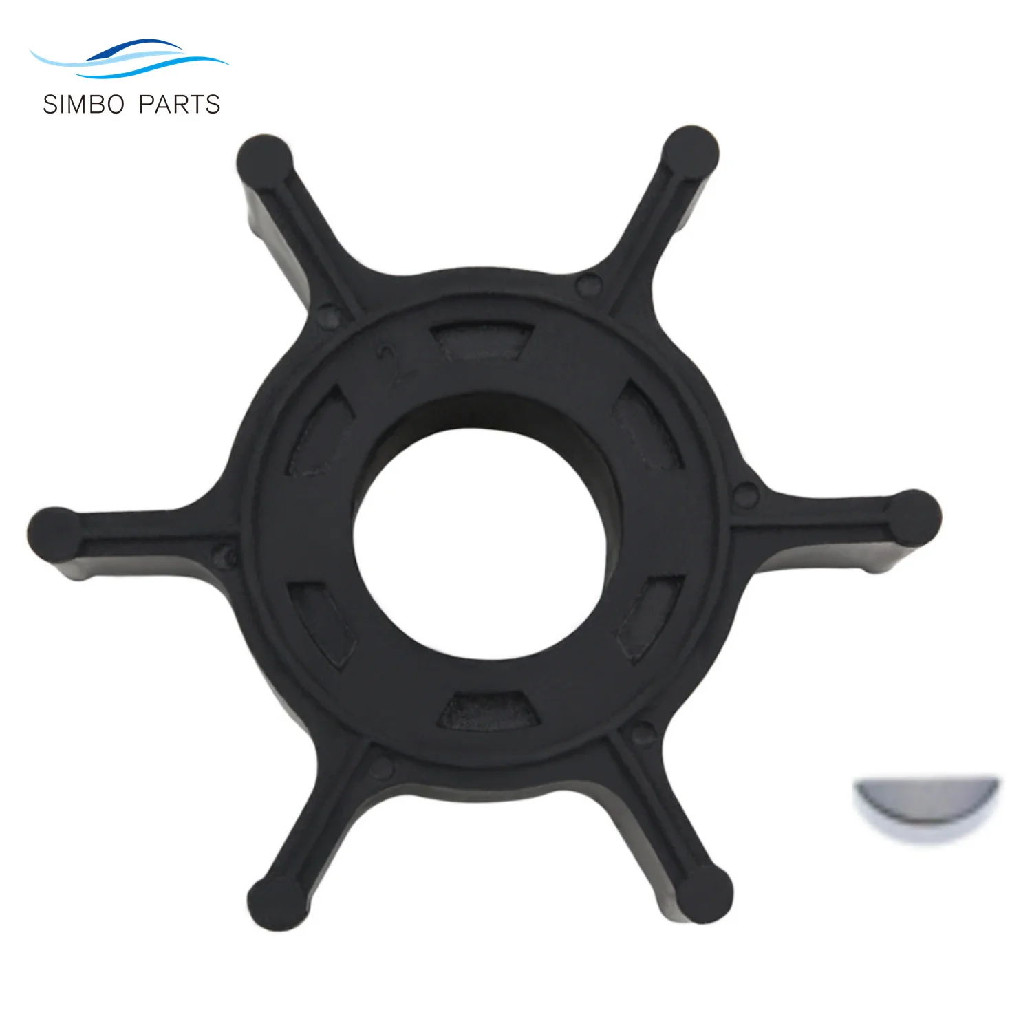 

6G1-44352 Water Pump Impeller With Key For Yamaha Outboard 6hp 8 hp 2 stroke 6G1-44352-00