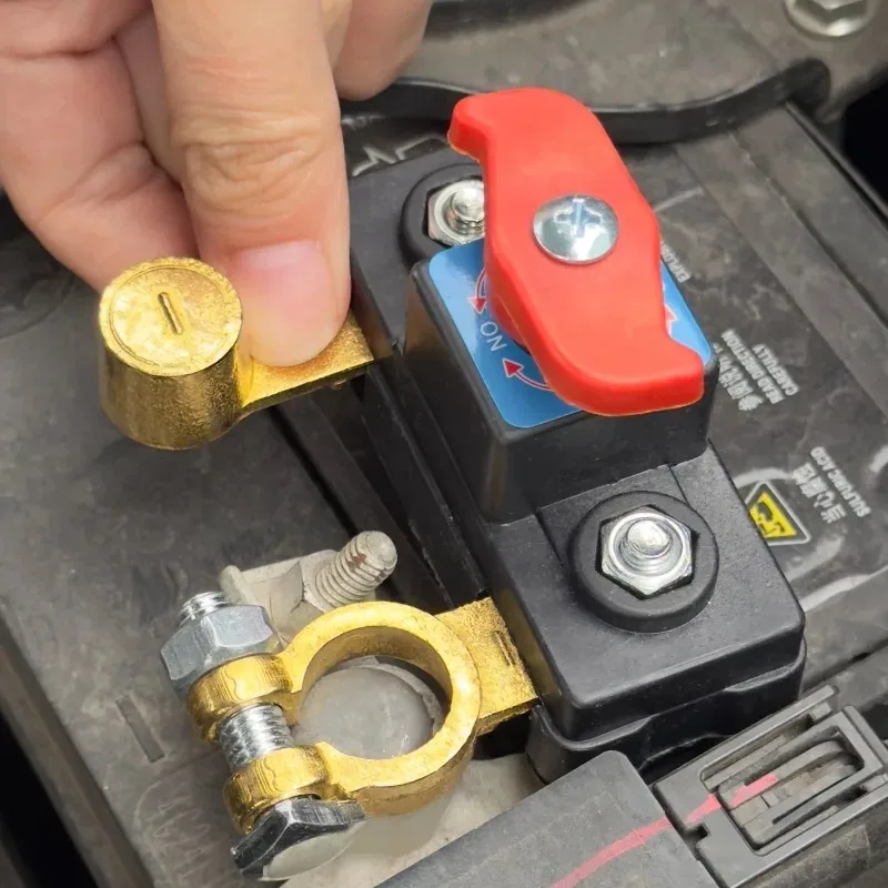 Zinc Alloy 12V 24V Dual Voltage Battery Master Cut Off Switch Structure Negative Pole Disconnect Tool Free Knob PCB Design