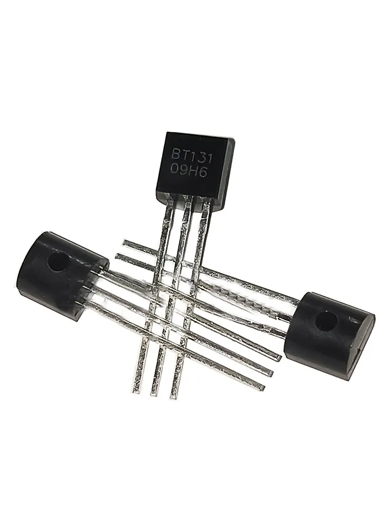 

30PCS/LOT High quality BT131-09 h6 bidirectional thyristor 2/2.5 v - 610 MA plug-in triode encapsulation TO - 92