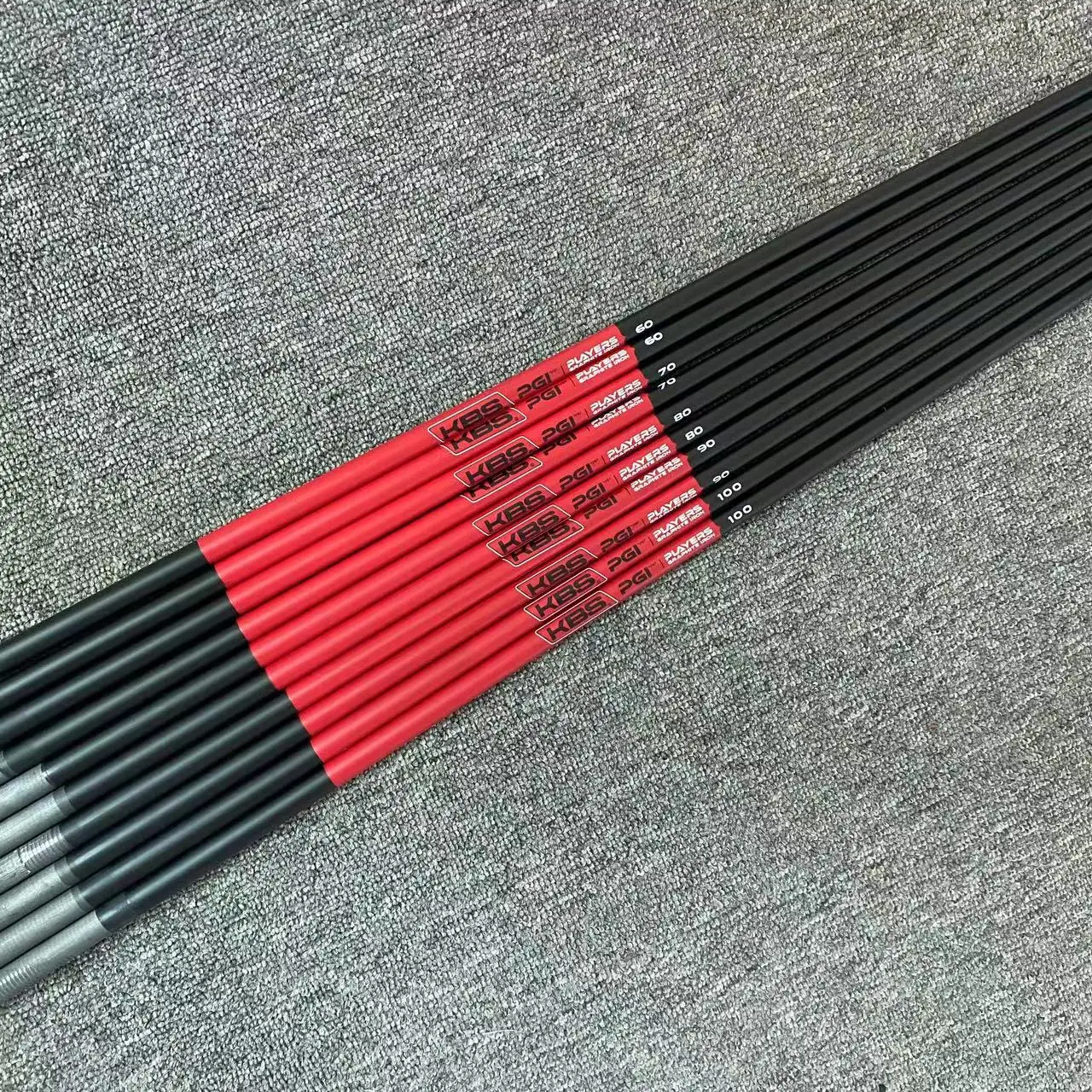 Golf Shafts Golf Graphite Shaft KBS PGI 60 70 80 90 100 Golf Iron Rod Graphite Shaft 10 Pieces Batch Order