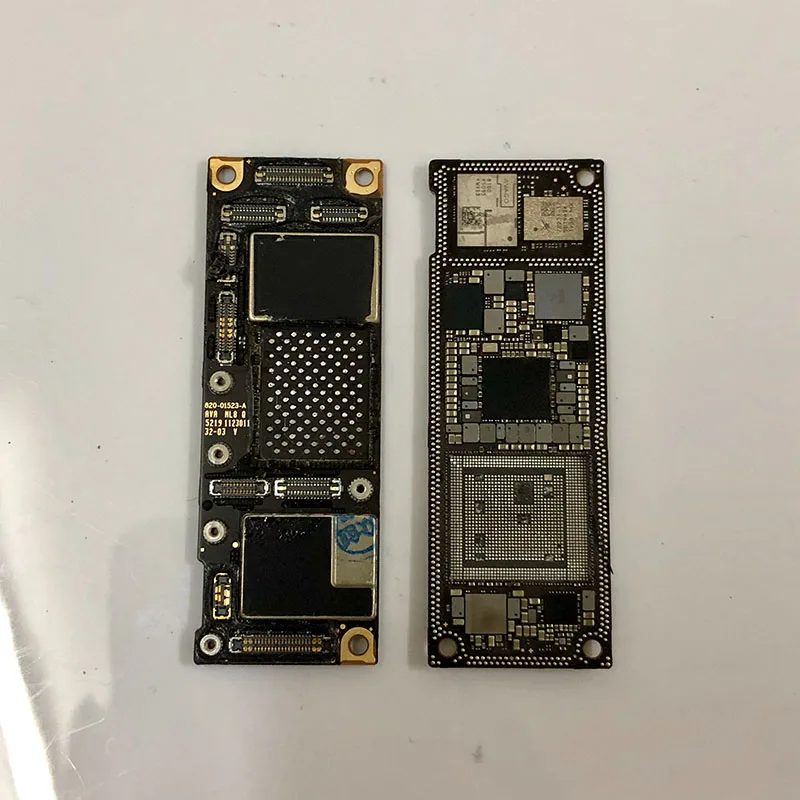 iPhone Motherboard CNC MotherBoard For iPhone 11 11Pro Max Upper & lower layer board iCloud Unlock Polishing CPU Baseband Mainboard X Xs