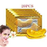 10Pairs=20pcs Crystal Collagen Gold Eye Mask Anti Dark Circles Eyes Bag Firming Eye Patches For Eyes Skin Care Korean Cosmetics 1