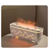 Humidificador Simulated Flame Household Aromatherapy Machine Desktop Ultrasonic Double Spray Office Humidifier 5