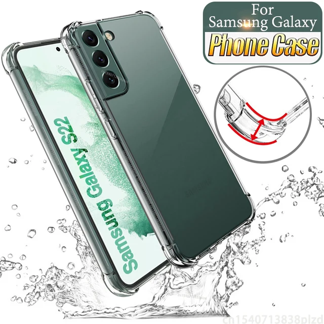 Luxury Clear Silicone Phone Case for Samsung Galaxy