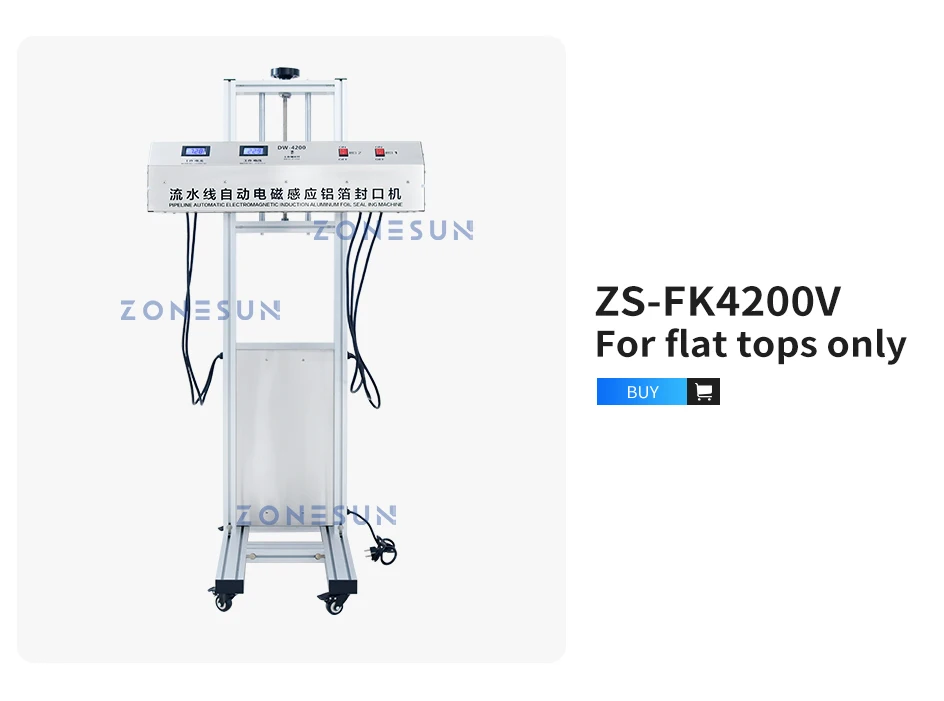 ZONESUN ZS-FK6000 Water-cooling Induction Aluminum Foil Sealing Machine