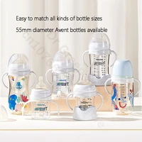 ANPEI suitable for Avent wide-bore bottle handle / teat / bottle base / screw teeth - dust cap /bottle accessories 2