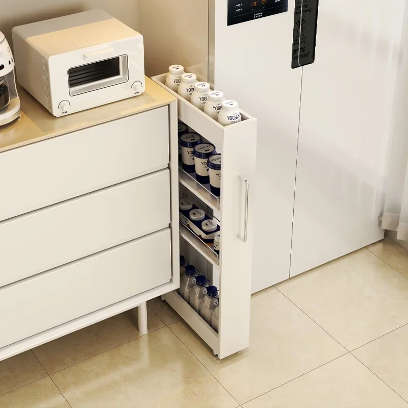 

Storage gap ultra narrow cabinet edge seam refrigerator bathroom kitchen storage storage slot shelf side household