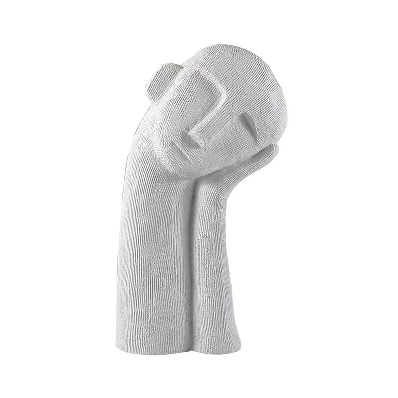 

YY Modern Simple and Light Luxury Domestic Ornaments Large Abstract Ceramic Sculpture