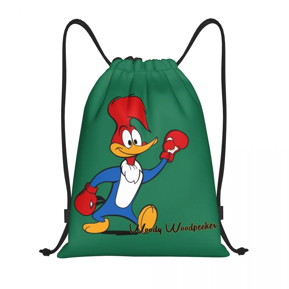 Custom Woody Woodpecker Boxing Borse Con Coulisse Donna Uomo Zaino Leggero Sportivo Da Palestra