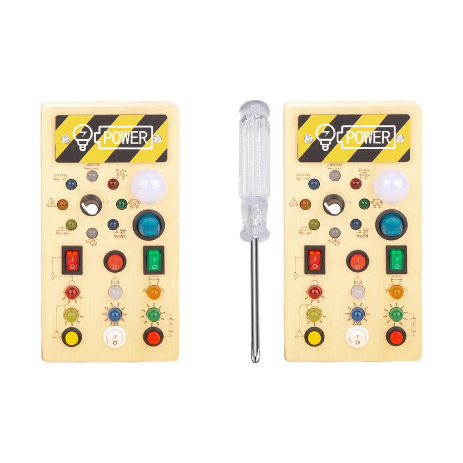 

Montessori Busy Board Portable Activity Board for Preschool Children Travel
