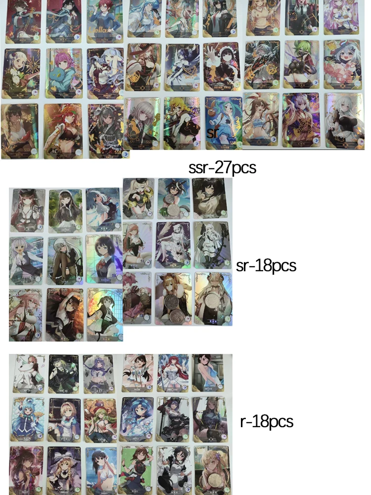 

Goddess Tale of The New Ssr/pr Game Card Collection Love Toys Animation Table Games Chess and Card Parties Gifts Wholesale