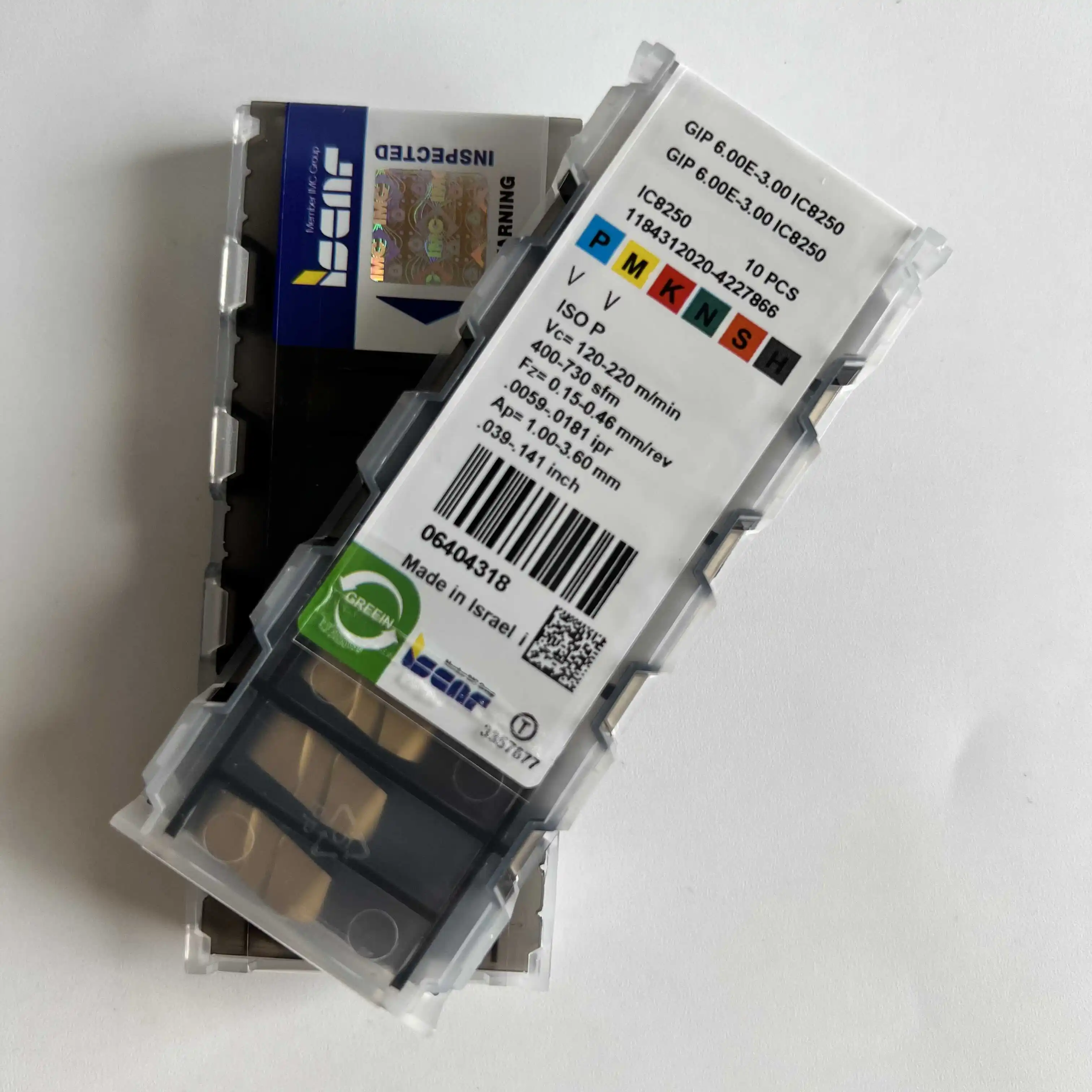 

GIP6.00E-3.00 IC8250 /Carbide blades 10 pieces