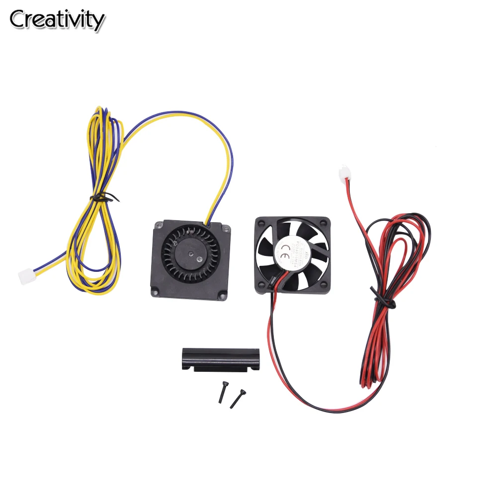 3D-Druckerlüfter Lüfter 24V schwarzer Kunststoff-Extruder-Lüfter für Ender3 v2 Ender3/Ender3pro cr10 3D-Druckerzubehör