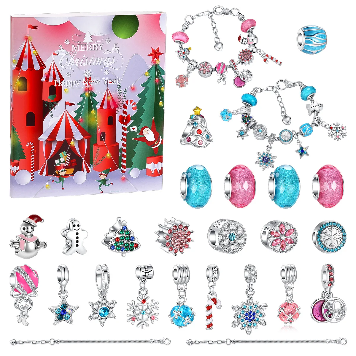 Advent Calendar Jewellery for Women 2025 Jewelry 24 Days Christmas ...