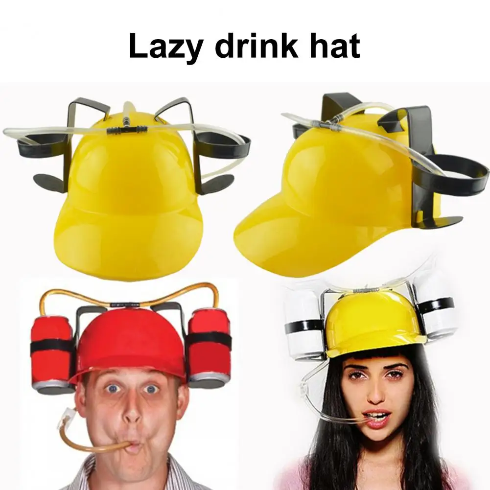 Drinking Helmet Plastic Beverage Lightweight Anti-deform Drinking Beer Supplies