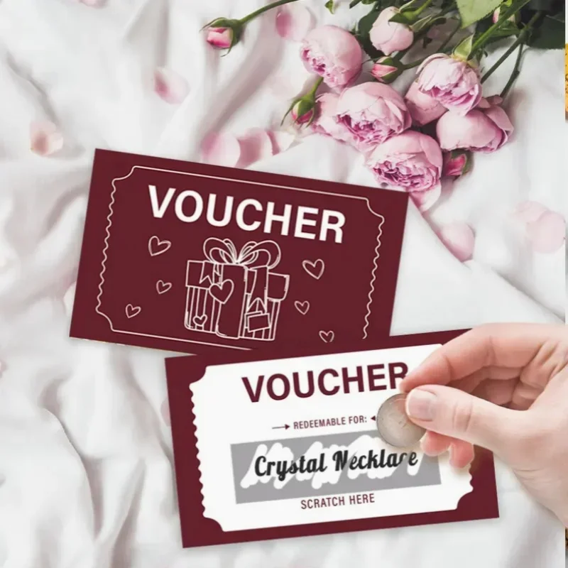 Deluxe Scratch Card Set - DIY Fun Gift Vouchers for Special Occasions & Events
