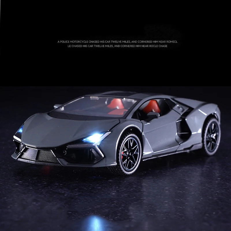 

1:32 Scale Bull Revuelto Supercar Metal Model With Light And Sound Topspeeds Diecast Super Sport Car Pull Back Vehicle Alloy Toy