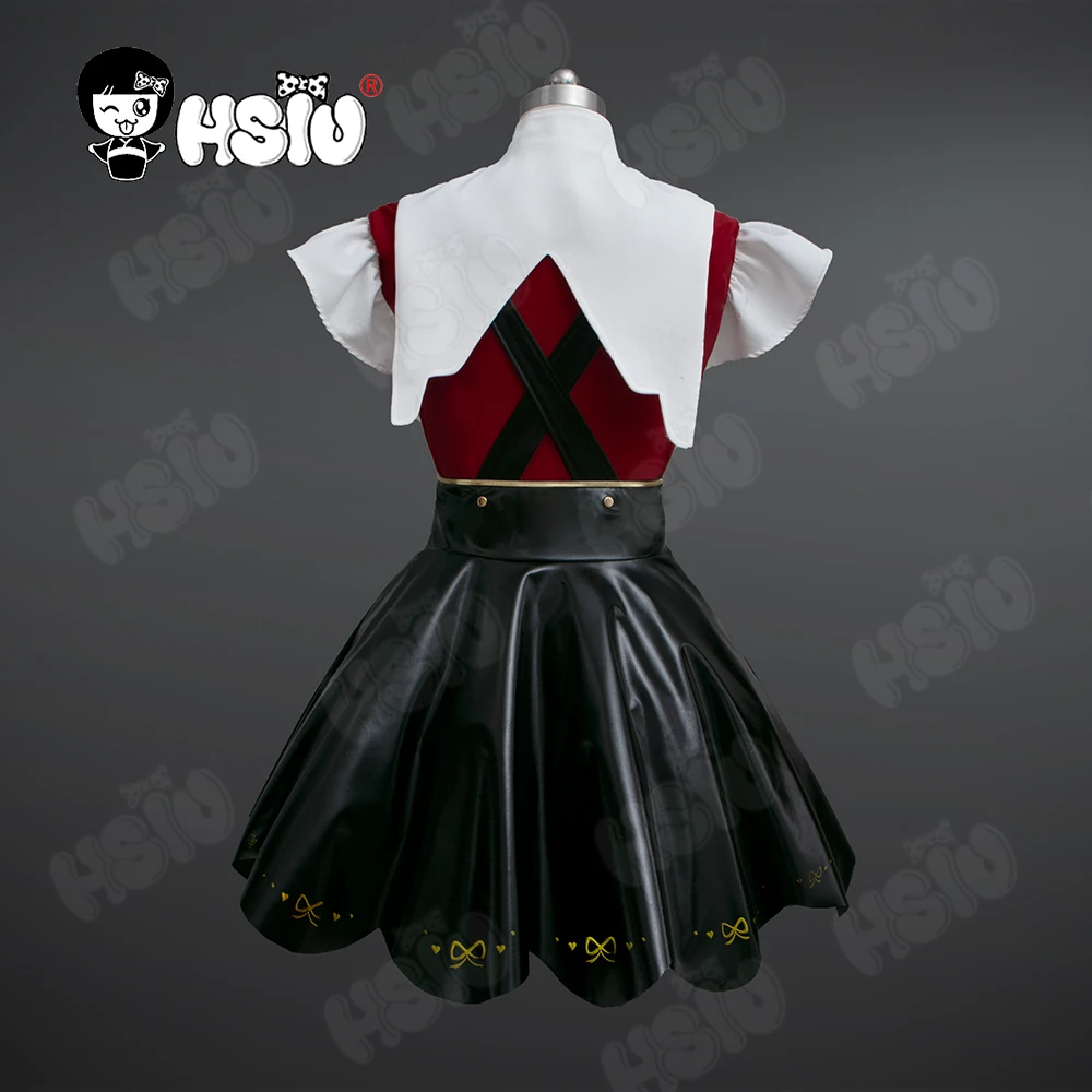 Needy girl overdose cosplay Costume Game needy girl overdose Cosplay HSIU Black Faux Leather Skirt Set Abyss KAngel Cosplay cute halloween costumes