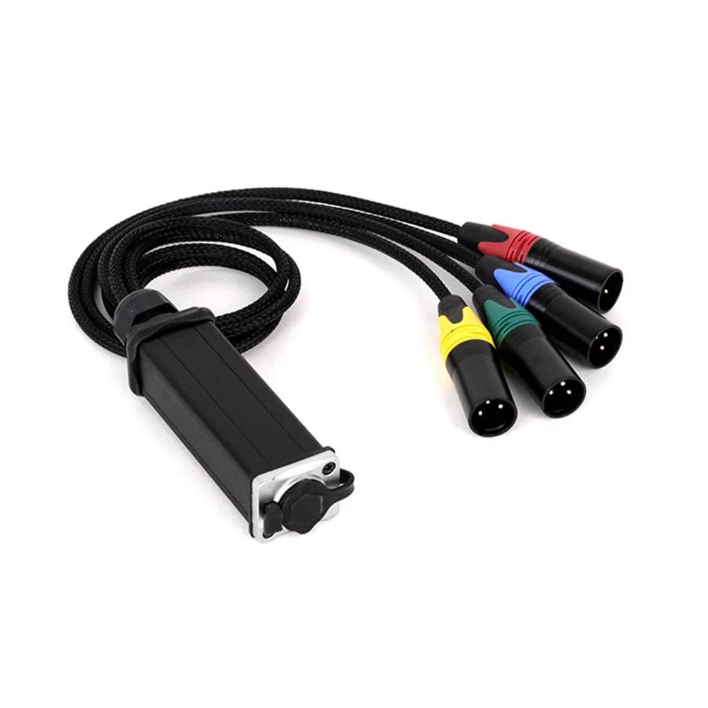 rj45 cat5 femea para 4 canais xlr 01
