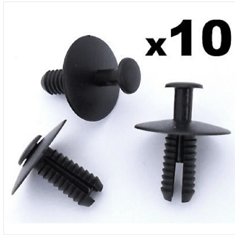 

10x 6mm For Opel Bumper & Wheel Arch Lining Plastic Body Panel Trim Rivet Clip
