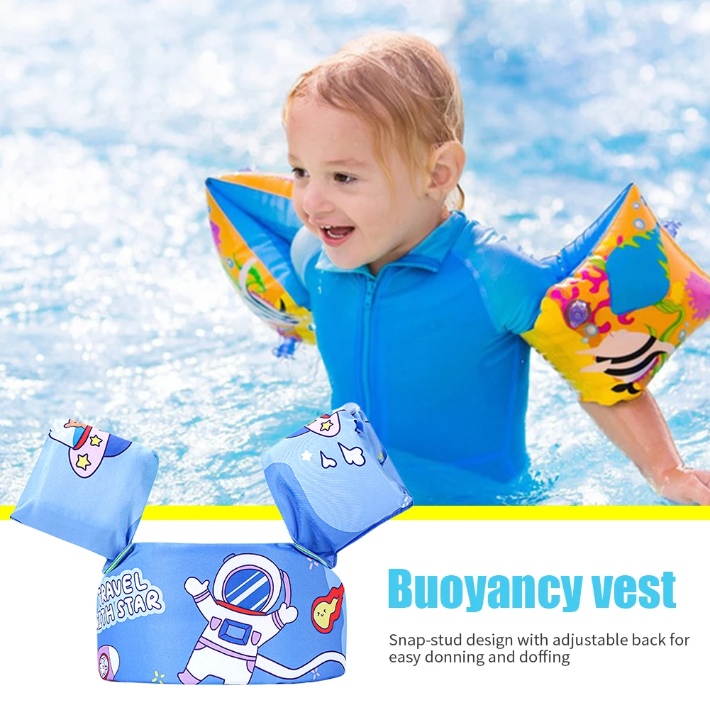 Swimming Armbands Baby Float Cartoon Arm Sleeve Life Jacket Swimsuit Foam Safety Swimming Training Floating Pool Float Swimming Ring Puddle Jumper