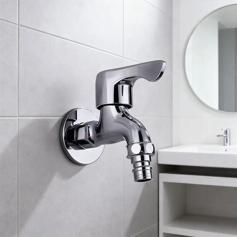 ก๊อกน้ำเดี่ยวสำหรับห้องครัว ห้องน้ำ อ่างล้างหน้า อ่างอาบน้ำ ใช้ภายนอกอาคาร สวน น้ำเย็น 1 ชิ้น 1