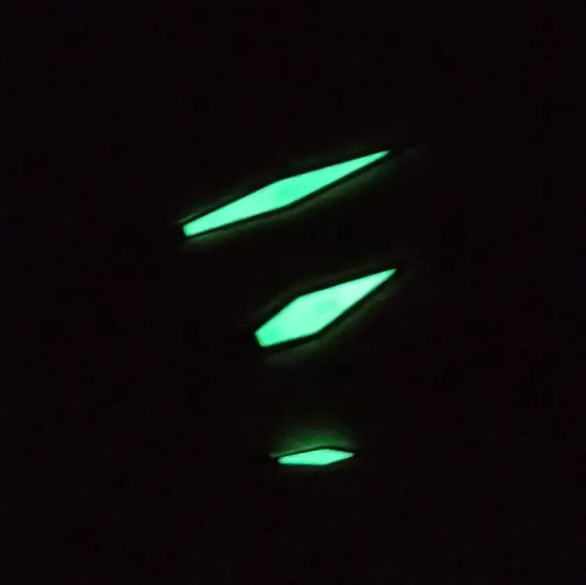 pilot no Watch parts black dial 39mm green luminous mechanical watch accessories Fits ETA6497 Seagull ST36 movement