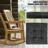 45x45cm Garden Chair Seat Cushion Water-Resistant Patio Chair Tatami Mat Thick Solid Color Sanding Sofa Cushion Hip 2