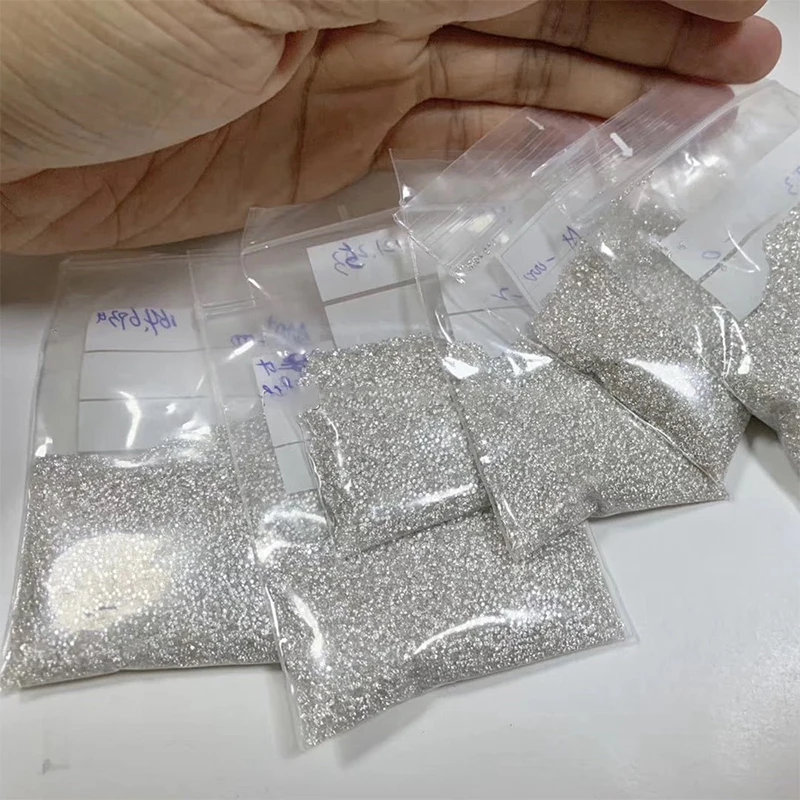 Super White 10/30/50 PCS Wholesale 0.8-3mm Melee Lab Grown Diamond Loose Without IGI Number HPHT DEFG VVS-SI Pass Diamond Test 3