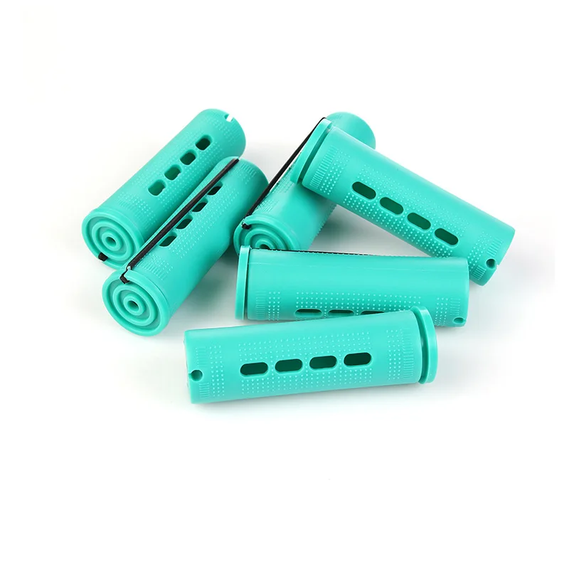 18pcs Extra Big Rubberbands Hair Rollers Cold Perm Rods Curler Bars Hair Clip Curling Fluffy Wavy Maker Styling DIY 1768