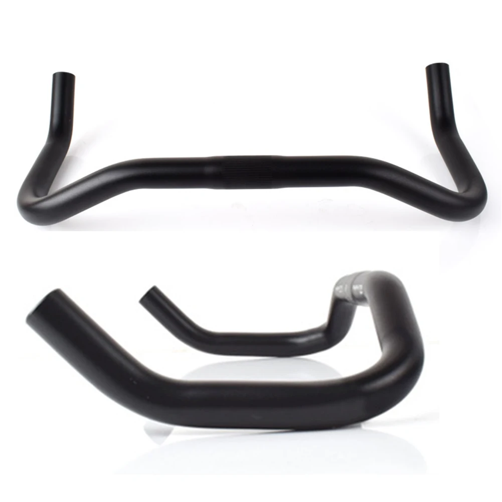 불혼 알루미늄 핸들바, MTB 고정 기어 로드 바이크용, 야외 캠핑 용품, 25.4mm, 390mm