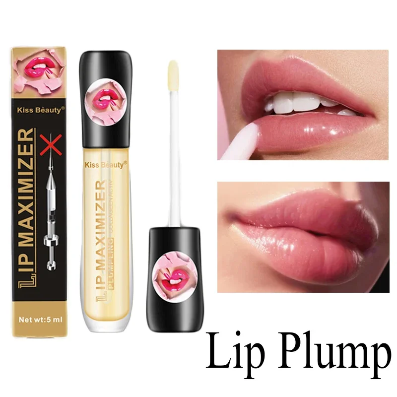 Lip Oil Lip Plumper 5ml Instant Volumising Repairing Reduce Lip Fine Lines