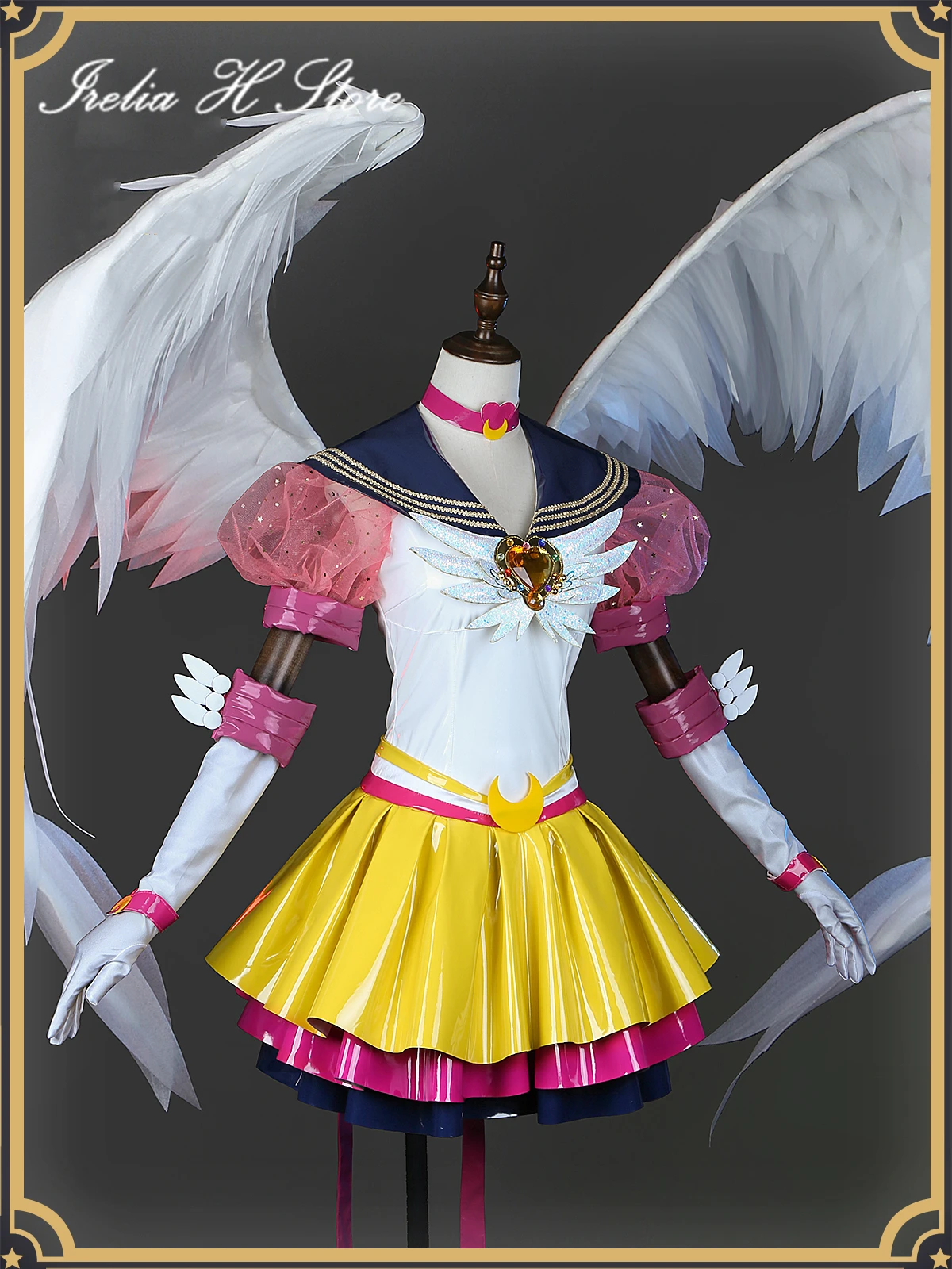 

Irelia H Store Sailor Moon Tsukino Usagi Cosplay Costume Princess Serenity Anime dress female Christmas gift