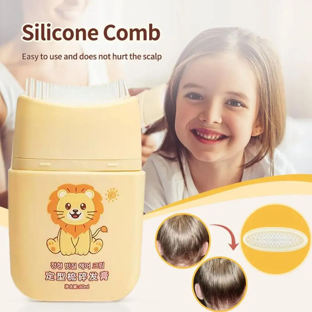 Hair Wax Stick Artifact Hair Wax Stick Gel Cream Styling Comb For Kids Non-Greasy Style Breaking Produc G4B1