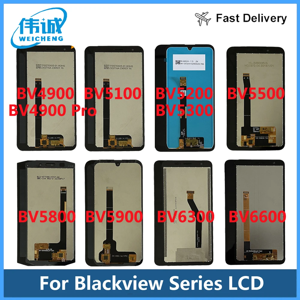 

For Blackview BV4900 BV5100 BV5200 BV5300 BV5500 BV5800 Pro LCD Display BLACKVIEW BV5900 BV6300 BV6600 BV6200 BV6800 Pro LCD