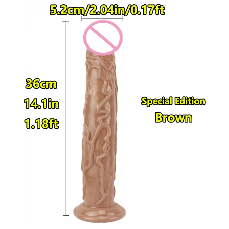 Realistic Soft Jelly Dildo With Suction Cup For Anal Play_voghion.com