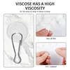 30Pcs Self-Adhesive Ceiling Hooks Strong Sticky Ceiling Transparent Small Discs For Christams Wedding Birthday Party Decorations 2