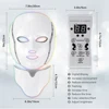 7 IN 1 LED Facial Beauty Mask with Neck 7-Color Lights Skin Rejuvenation Beauty Instrument Anti Acne Remove Wrinkles LED Mask 6