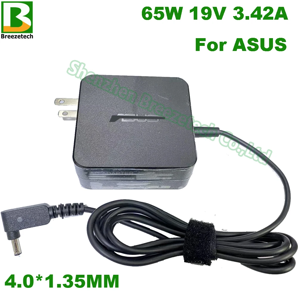 19V 3.42A 65W 4.0*1.35MM 노트북 AC 어댑터 충전기 아수스 X453M ..