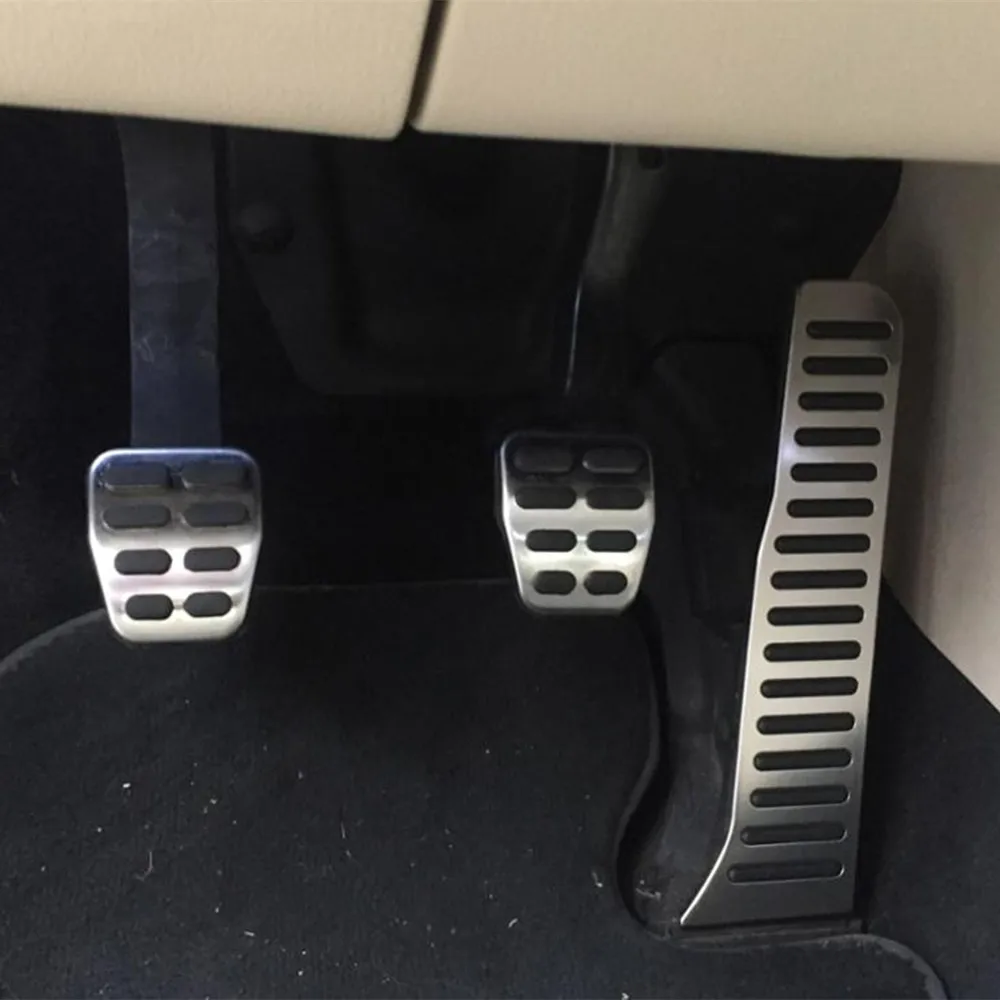 Stainless Steel Car Pedal Cover For Volkswagen VW Jetta MK6 MKVI 6 Automatic / Manual 2012-car pedals stainless steel pedal cover
