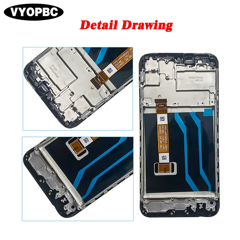 ޴ ȭ LCD ÷ 6.5 OPPO Realme 5 5S 5I  ġ ũ LCD Ÿ  RMX1911 RMX1925 RMX2030