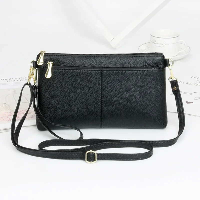 Fashion Women Clutch Bag PU Leather Crossbody Bags Small Shoulder Handbag Female Mobile Phone Purse Bags - 2