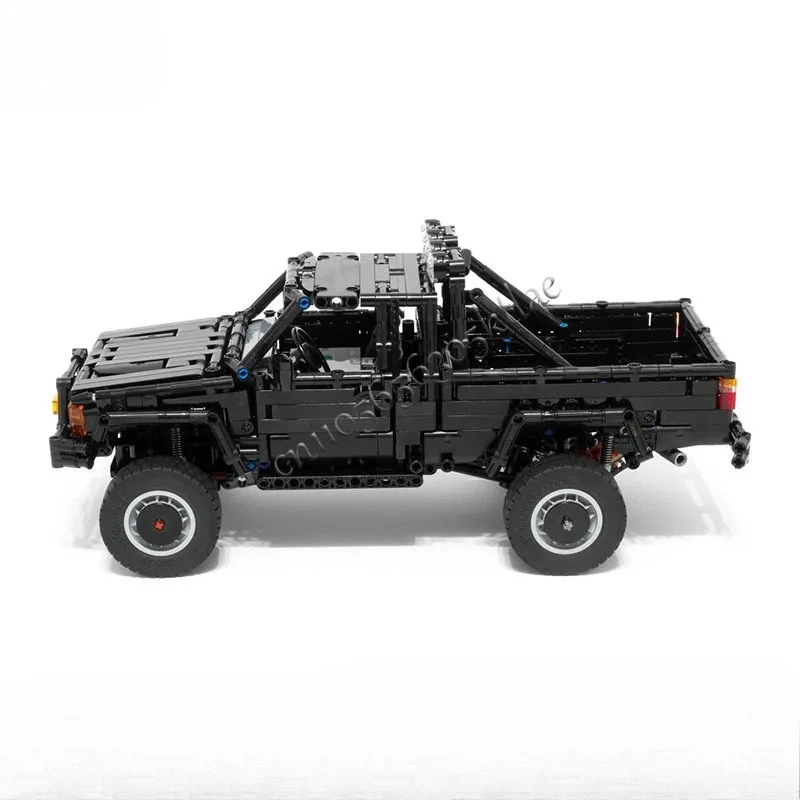 새로운 1589pcs MOC 백 투 더 퓨처 4x4 SR5 Xtracab 트럭 Hilux 픽업 모델 창의적 기술 어린이 장난감 조립 퍼즐 선물