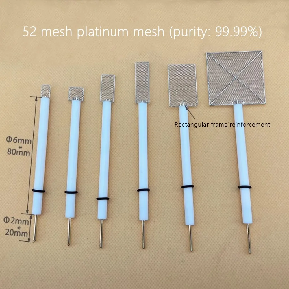 

Pt310 photoelectrochemistry experiment platinum mesh electrode spectrum high purity 52 mesh platinum auxiliary counter electrode