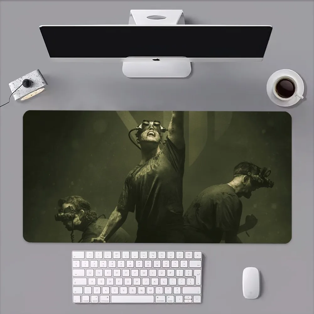 Horry Game The Outlast Trials Mouse Pad Computer Laptop Gaming Office Wrist Guard Non Slip Keyboard Pad 6
