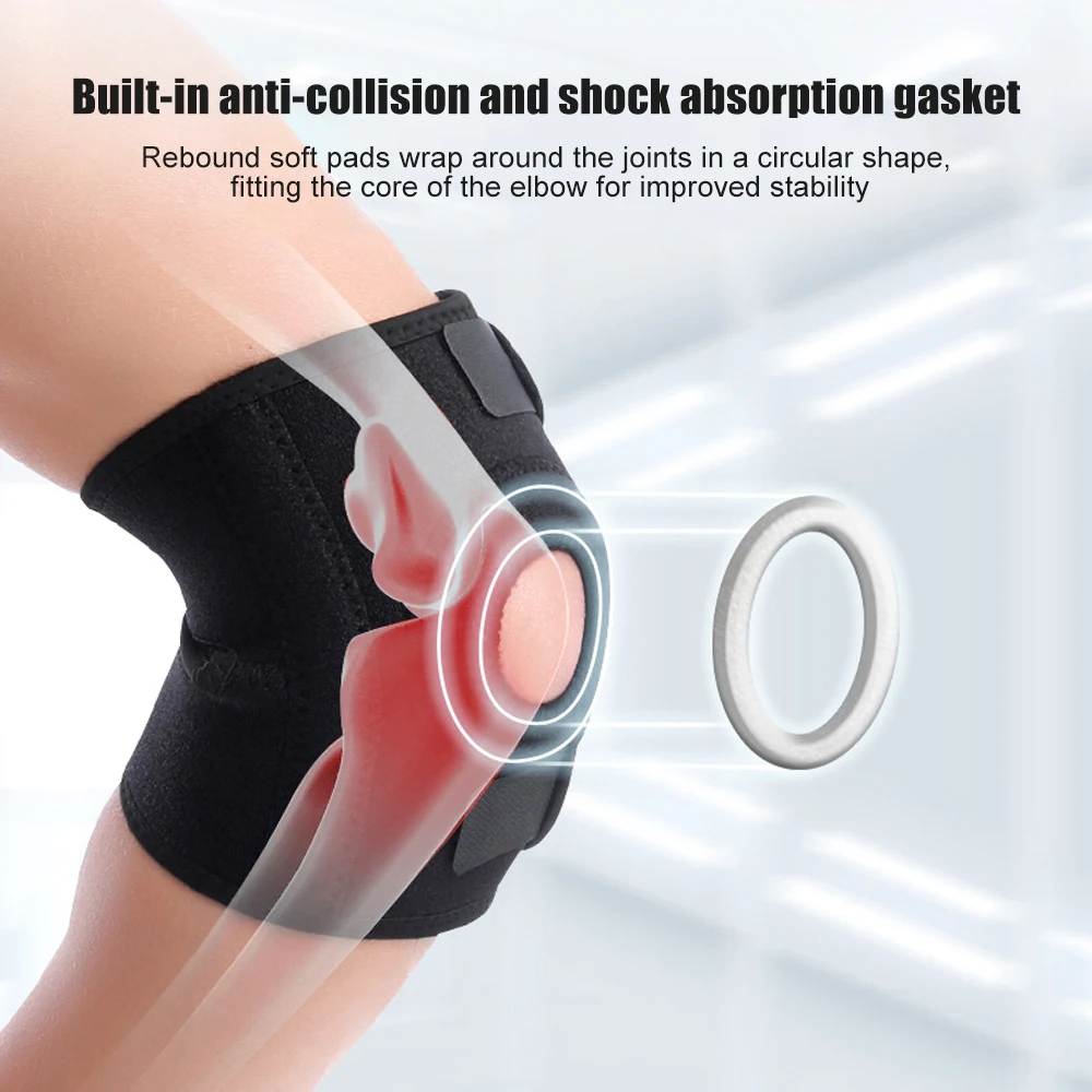 Adjustable Elbow Support Brace Elbow Strap Elbow Brace Elbow Pads Tendonitis Women Men Tennis Protector Elbow Relief Bandage Splint Stabilizer 1Pcs