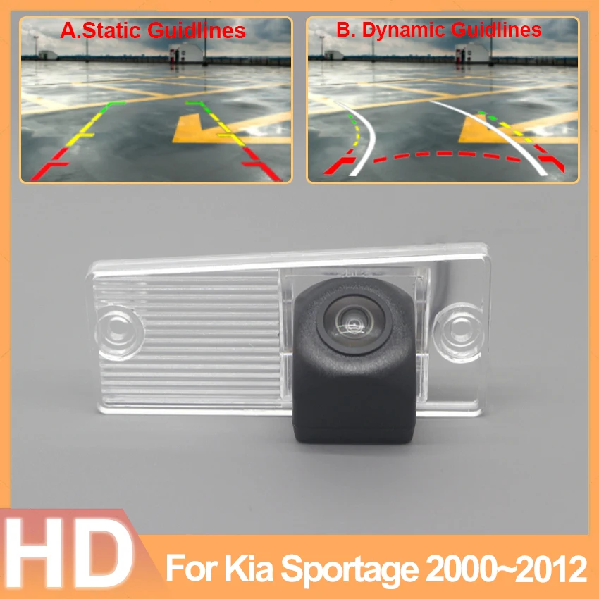 

HD Night Vision Rear View Waterproof High quality RCA Camera For Kia Sportage 2000~2009 2010 2011 2012 Car Backup Parking Camera