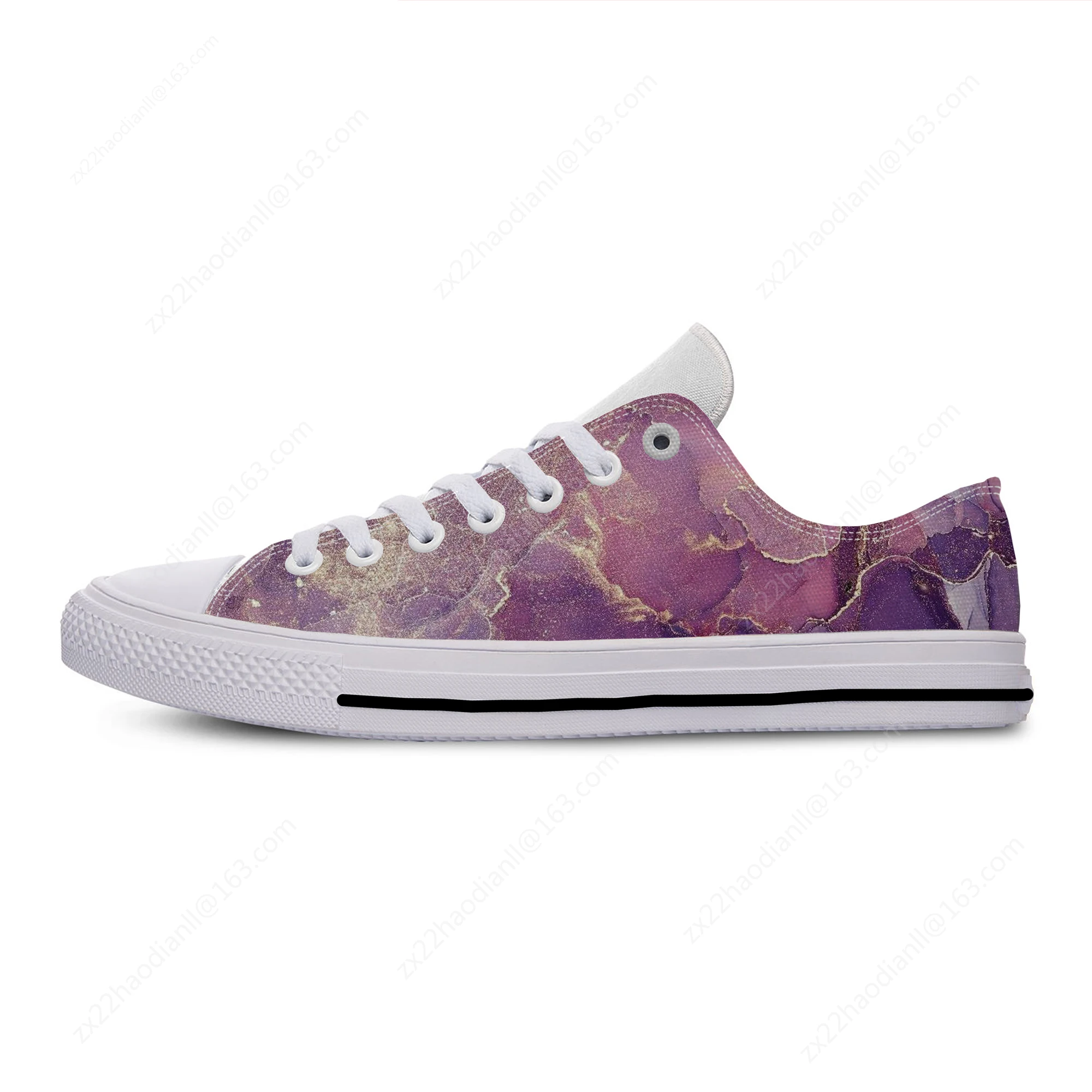 Colorful Marble Pattern Lightweight Cloth 3D Print Funny Cool Fashion Low Top Canvas Shoes Men Women Casual Breathable Sneakers